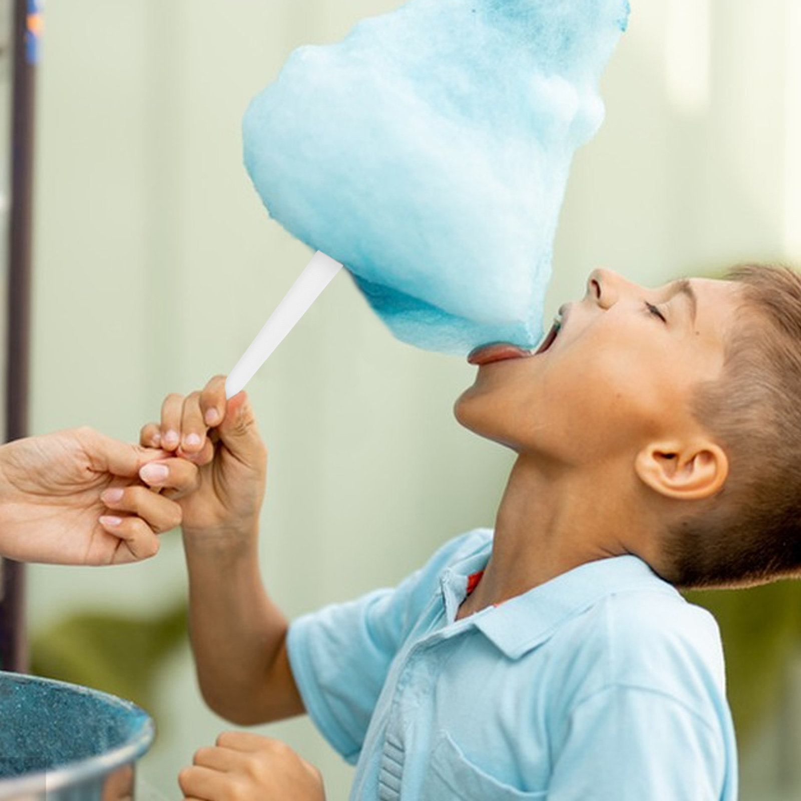 Cotton Candy Cone - 20 bâtonnets en papier lisses résistants