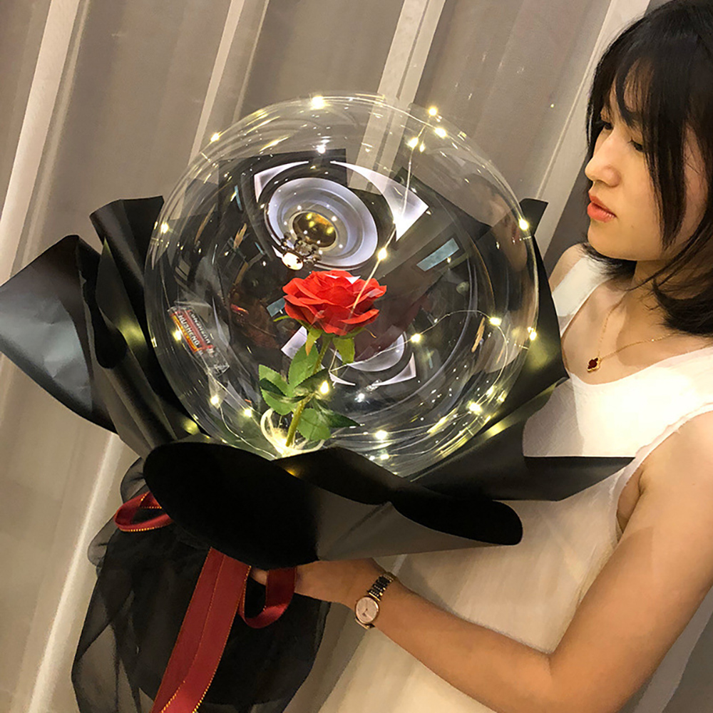 Led Balloon Light - Bouquet de roses en forme de