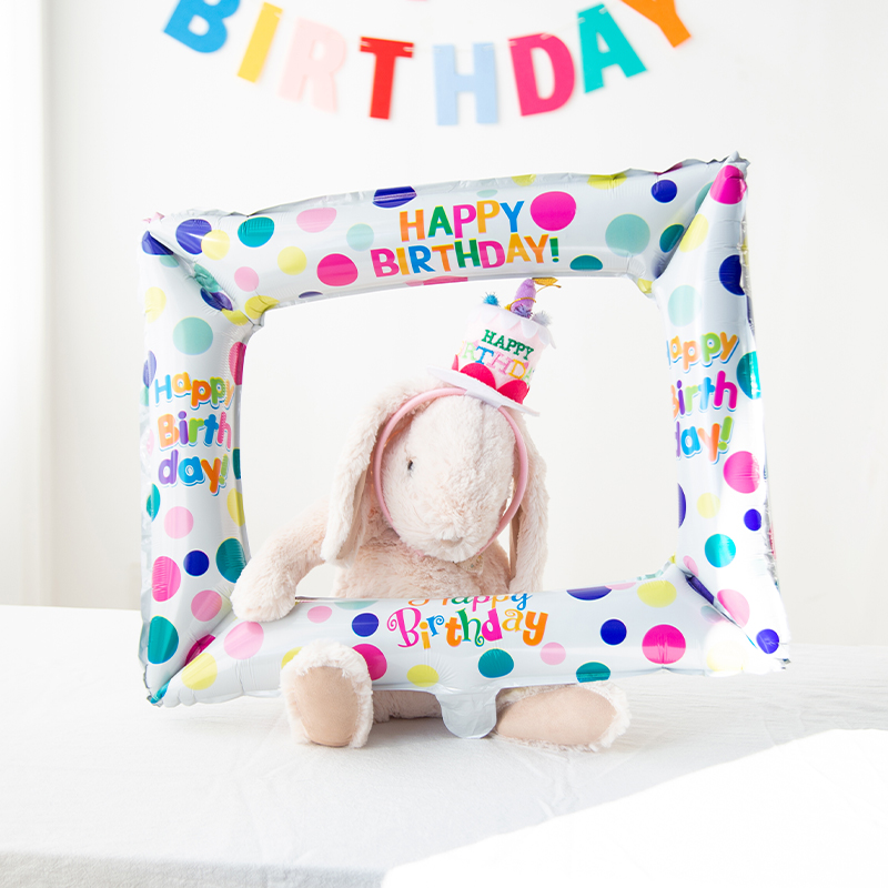 Photo Booth Frame - Ballons avec cadre Photo, décor de