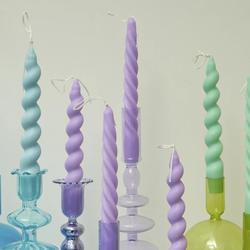 Centerpiece Stick - Bougies parfumées en spirale, 2 pièces,