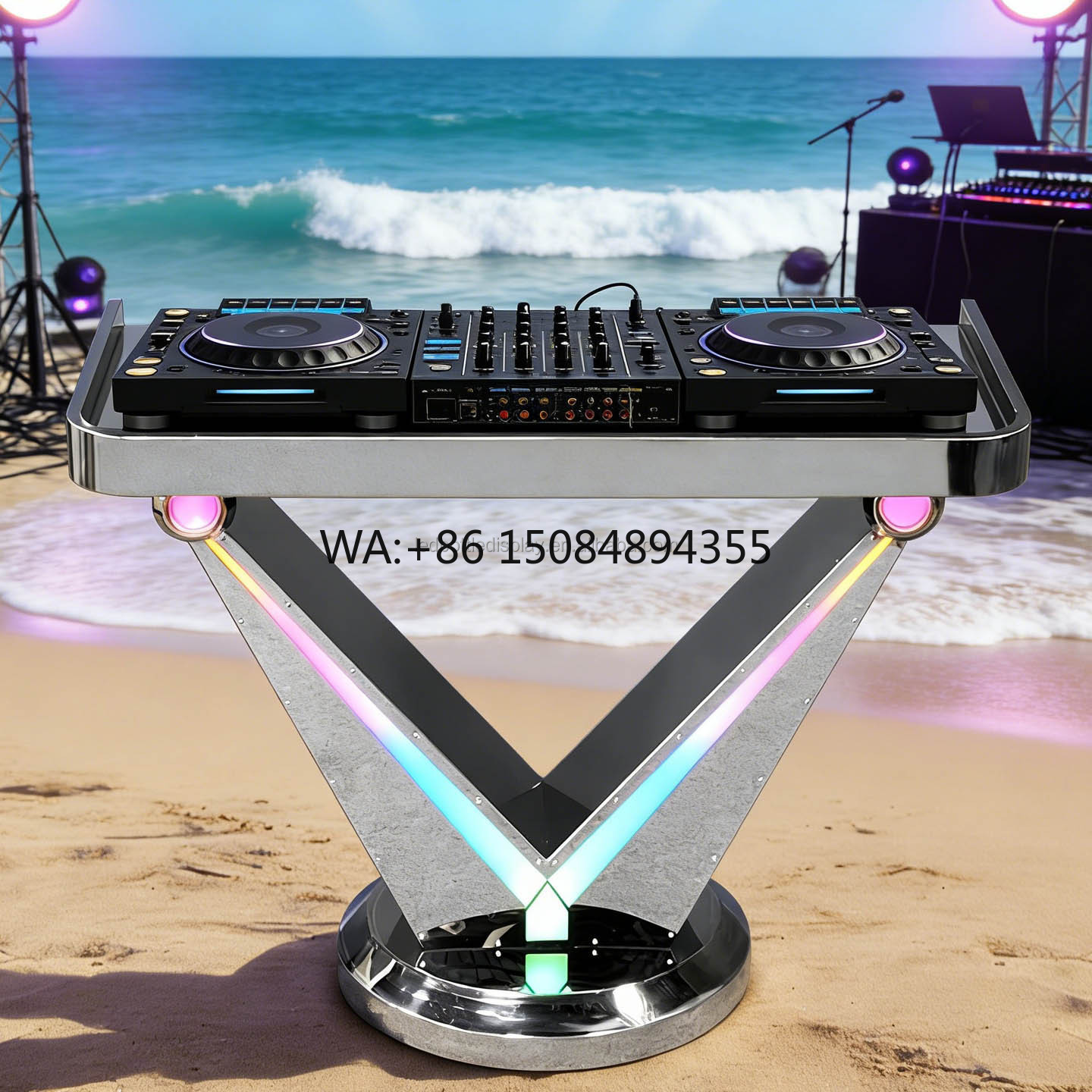 Event Party Dj - Table de DJ mobile LiqVis, style