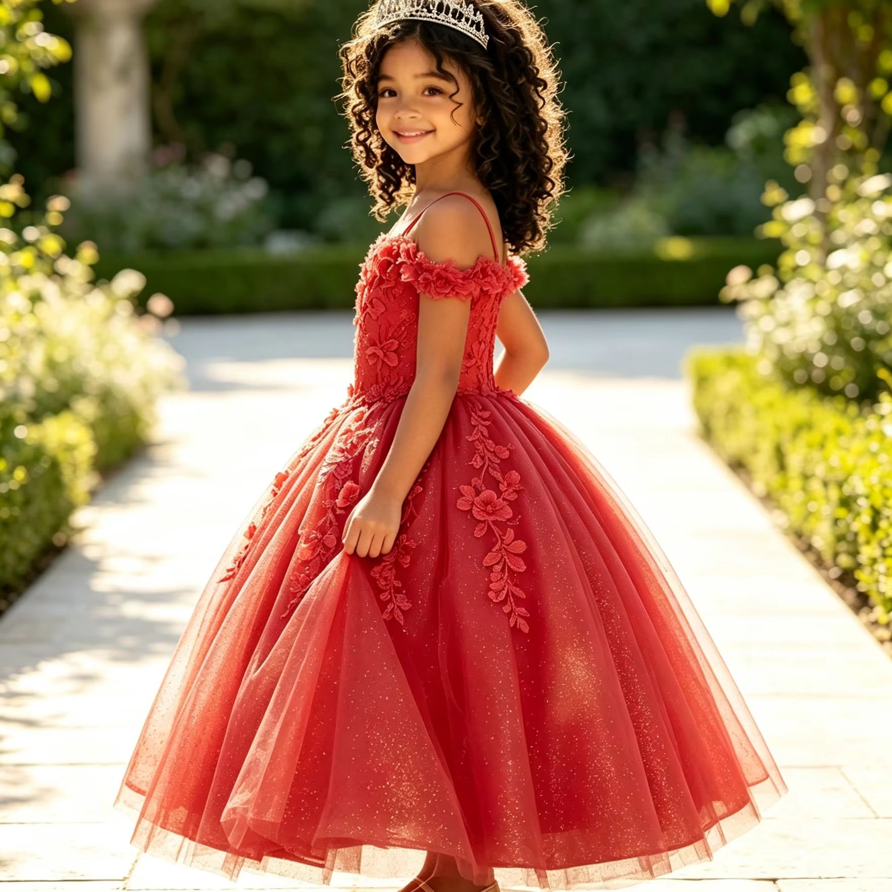 Birthday Sash Glitter - Robes à paillettes pour filles, tenue