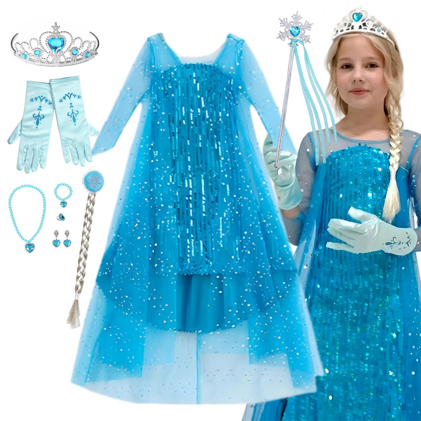 Glitter Tablecloth - Robe longue de princesse époustouflante pour