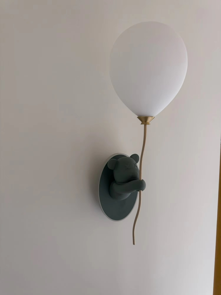 Led Balloon Light - Lampe murale créative en forme d'ours,