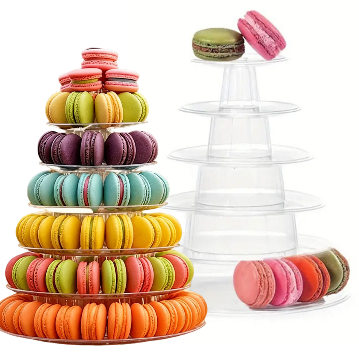 Cupcake Stand Tier - 1 support à gâteau rond en