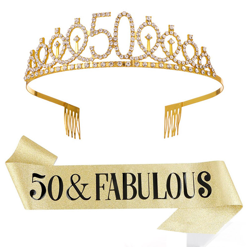 Birthday Sash Glitter - 30-50e anniversaire décoration joyeuses femmes paillettes