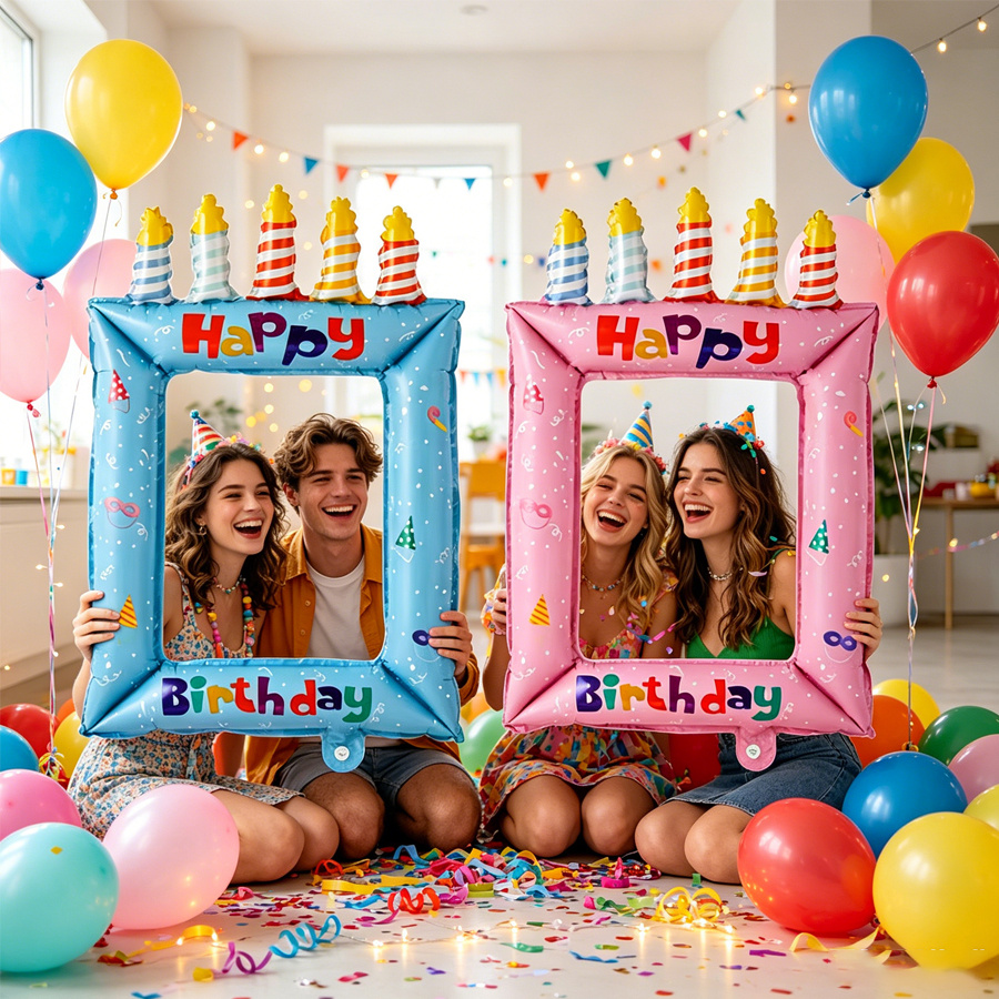 Photo Booth Frame - Cadre photo ballon thème Princesse 28