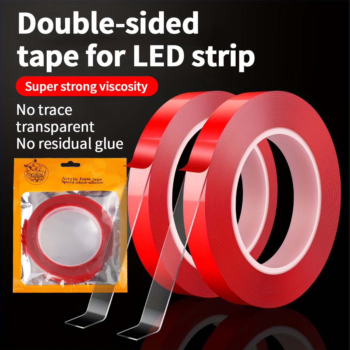 Led Balloon Light - Bande adhésive lumineuse LED double face