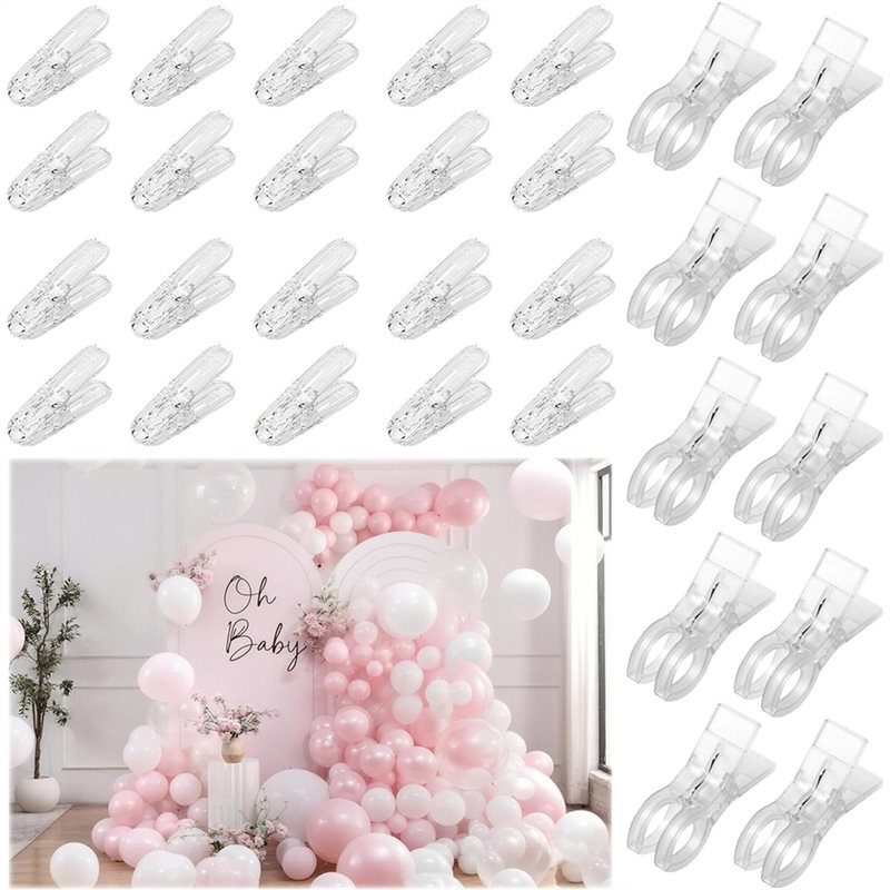 Balloon Arch Kit - Lot de 30 pinces pour arche