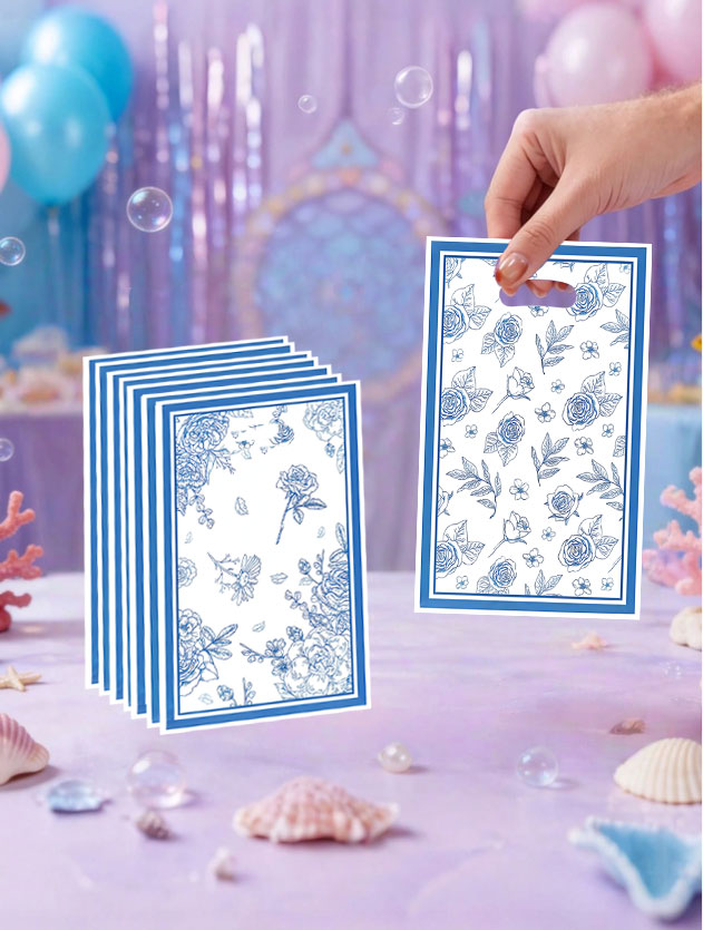 Party Event Supply Store - Sacs cadeaux pour fêtes, bleus et