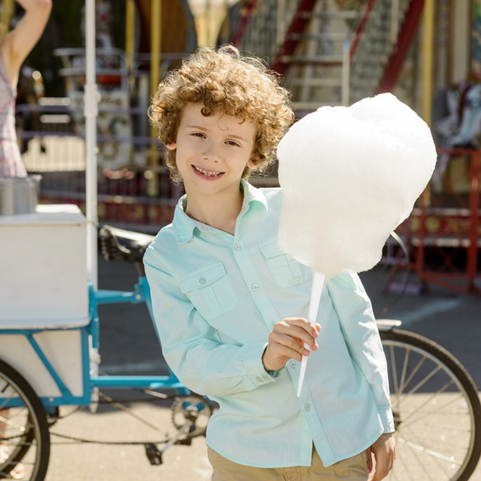 Cotton Candy Cone - 20 bâtonnets en papier pour barbe