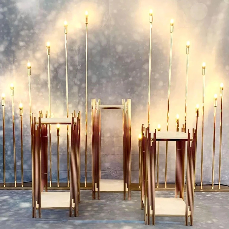 Décoration or métal passerelle - Dessert Table Backdrop avis et prix