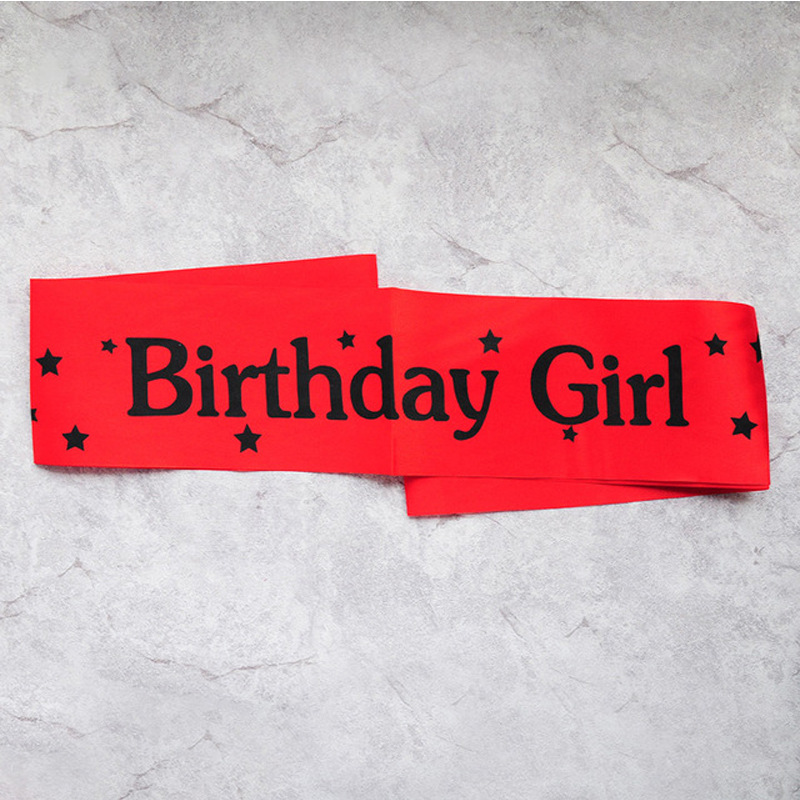 Ceinture d'Anniversaire en Sat - Birthday Sash Glitter avis et prix