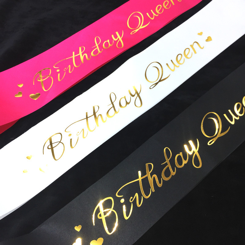 Ceinture d'Anniversaire en Sat - Birthday Sash Glitter avis et prix