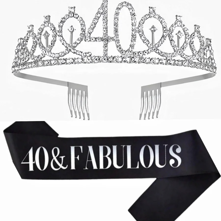 Couronne de Tiara Scintillante - Birthday Sash Glitter avis et prix