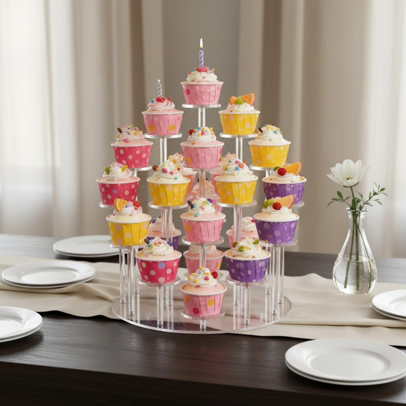 Support à cupcakes en acryliqu - Cupcake Stand Tier avis et prix