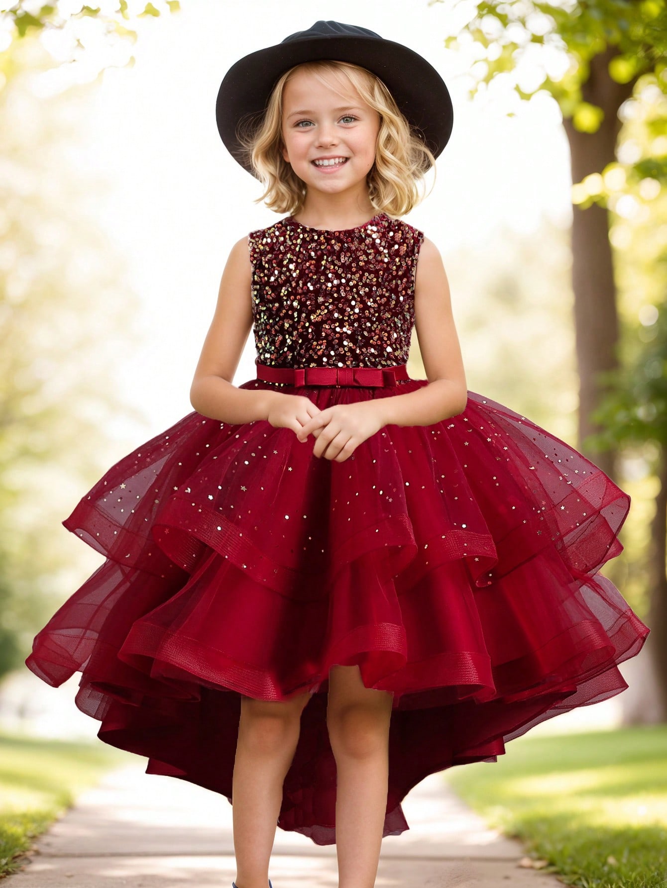 Robe de princesse à fleurs et  - Glitter Tablecloth avis et prix