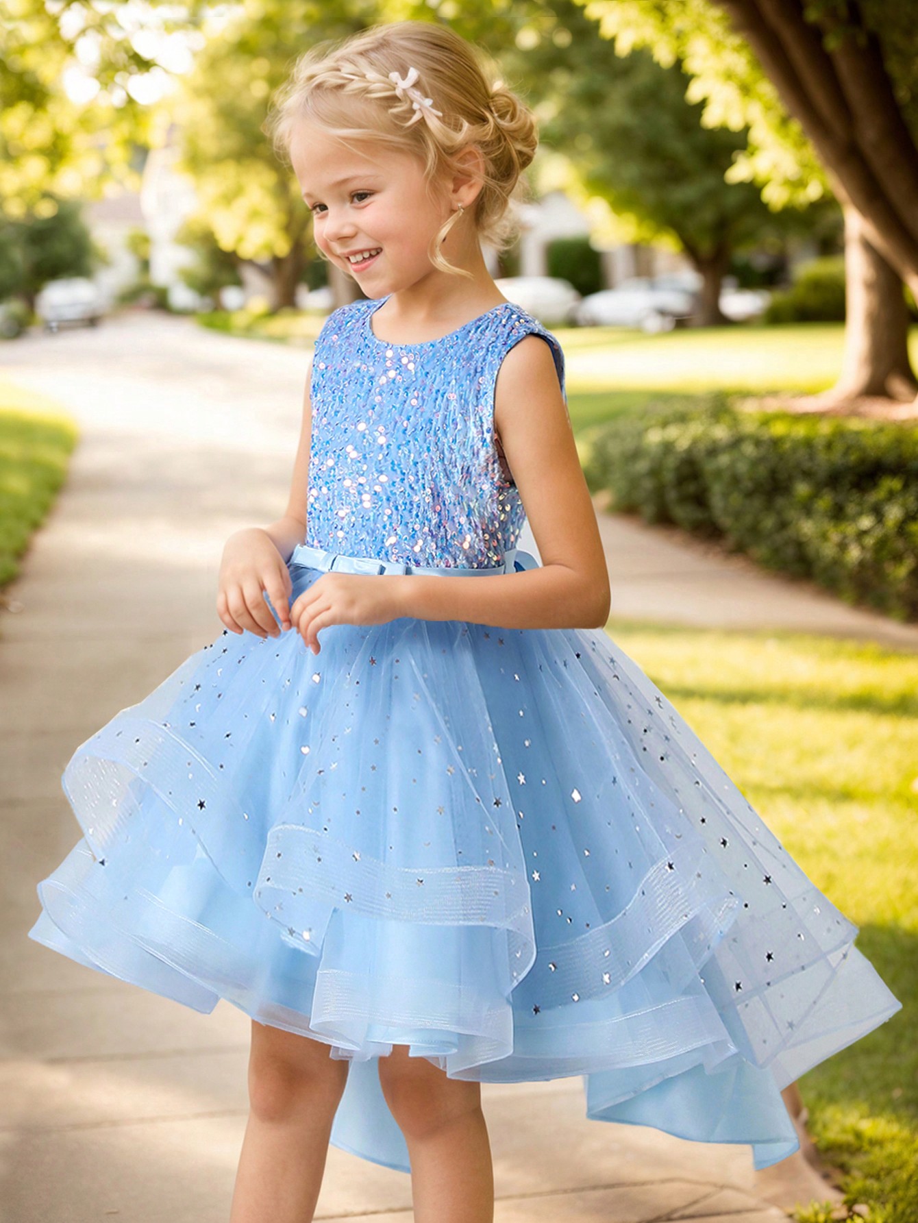 Robe de princesse à fleurs et  - Glitter Tablecloth avis et prix