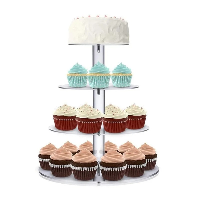 Porte-cupcake en acrylique tra - Cupcake Stand Tier avis et prix