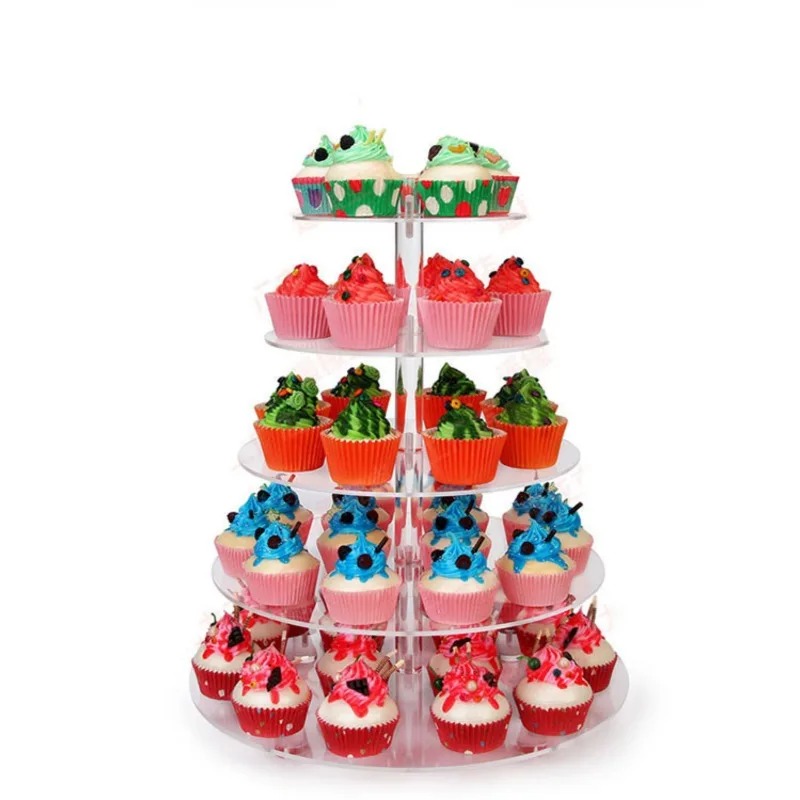 Porte-cupcake en acrylique tra - Cupcake Stand Tier avis et prix