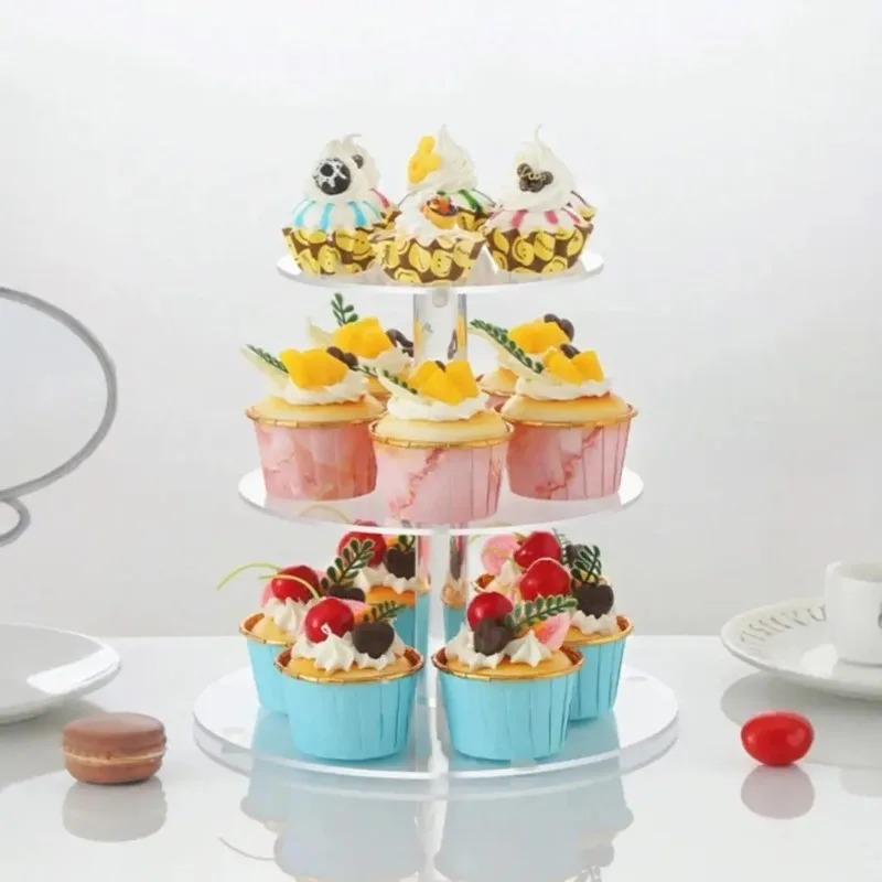 Porte-cupcake en acrylique tra - Cupcake Stand Tier avis et prix