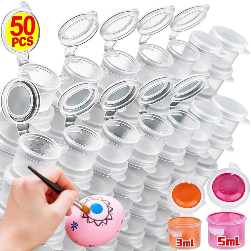 Pots de peinture vides, Mini r - Plastic Cup 50Pcs avis et prix