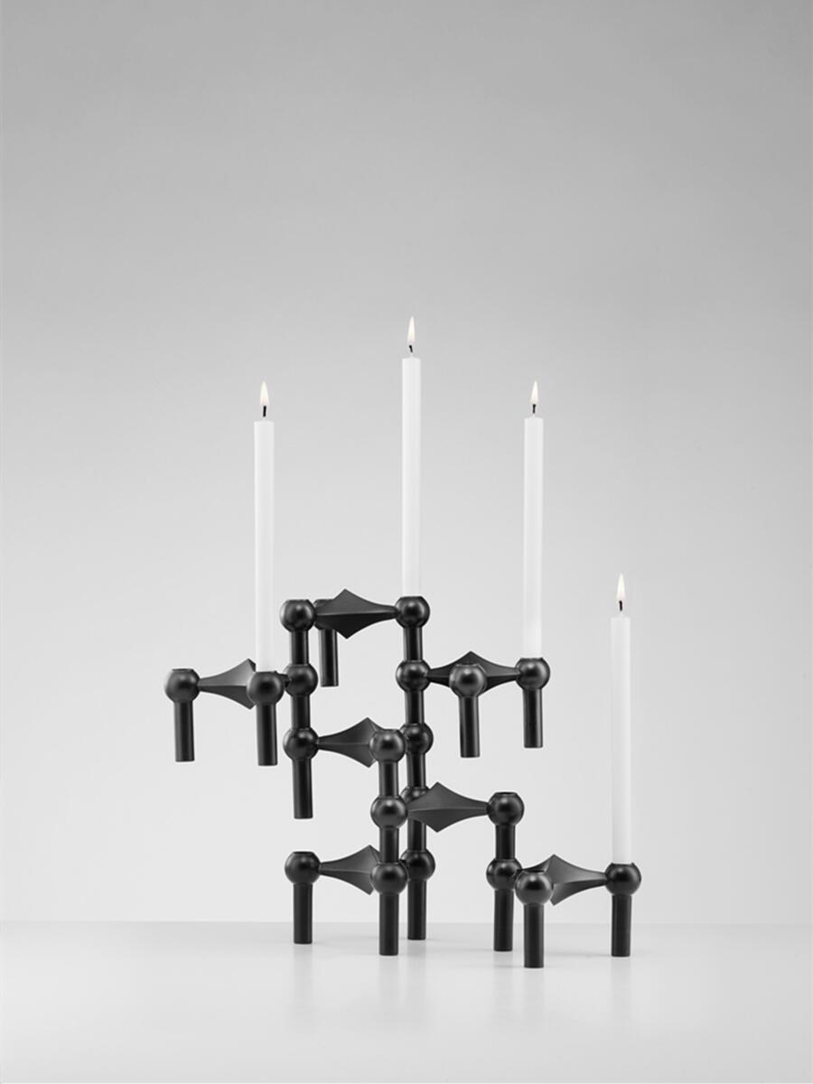Candélabre en métal noir à str - Centerpiece Stick avis et prix