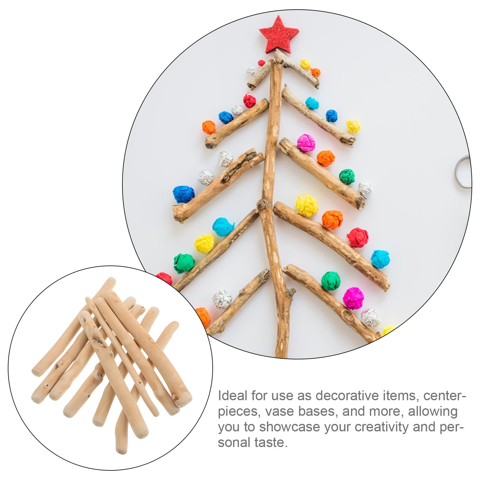 Décor en bois flotté, branches - Centerpiece Stick avis et prix