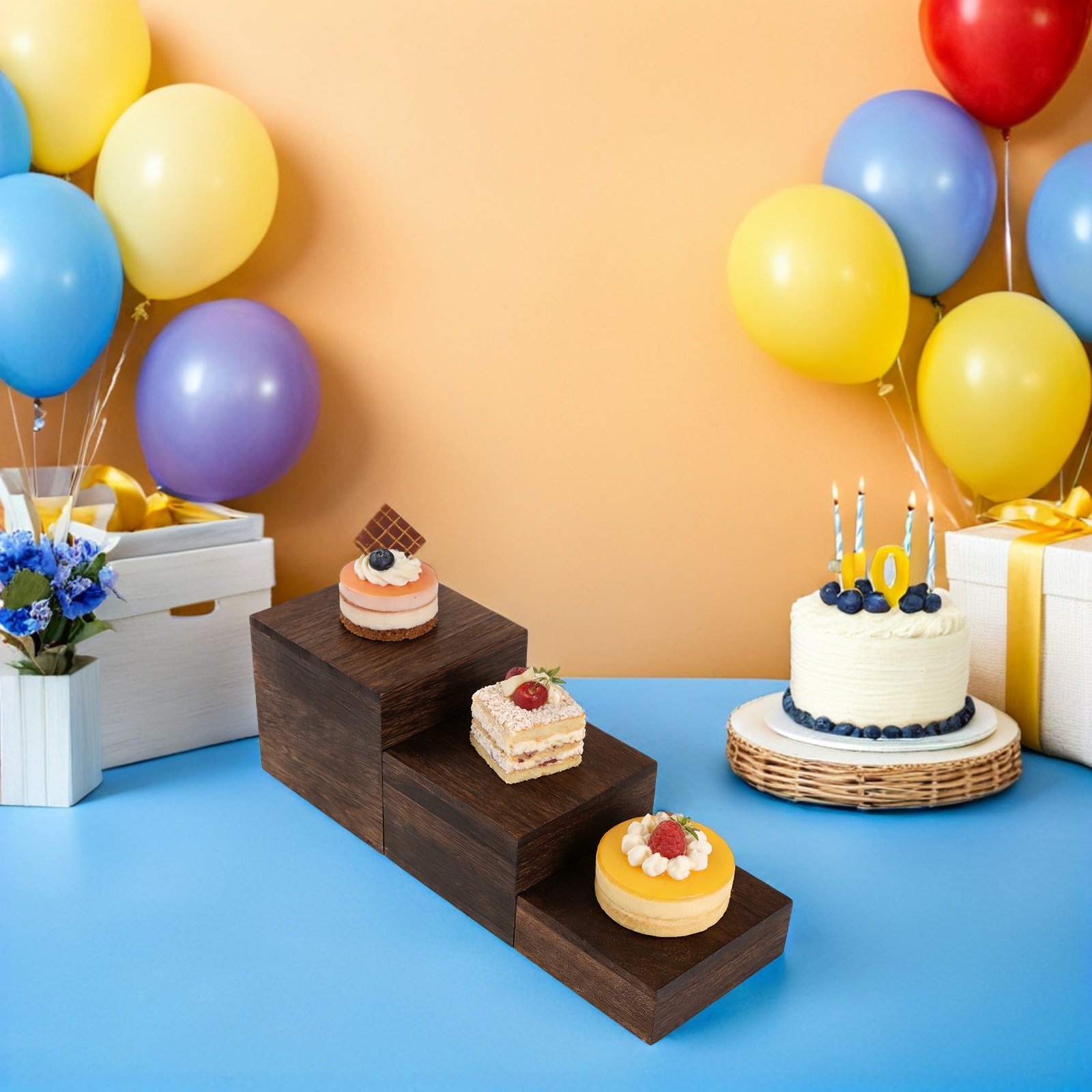 Lot de 3 Présentoirs à Gâteaux - Cupcake Stand Tier avis et prix