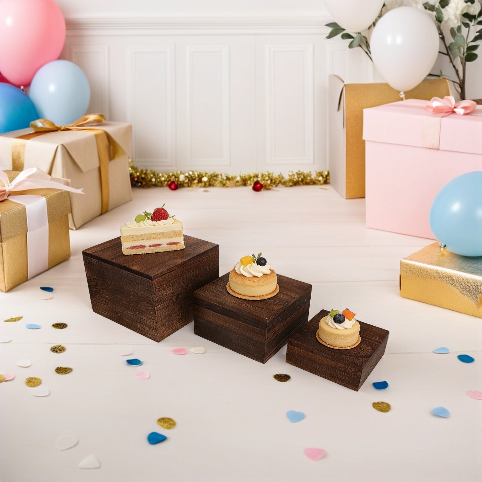 Lot de 3 Présentoirs à Gâteaux - Cupcake Stand Tier avis et prix