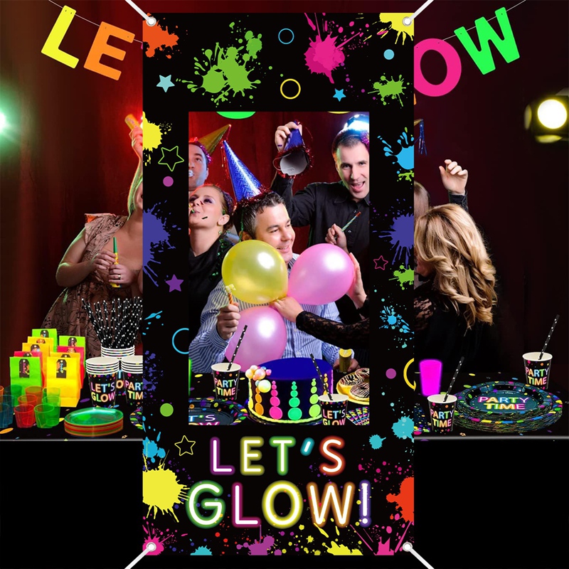 Cadre photo néon « Let's Glow  - Let'S Party Event Supply avis et prix