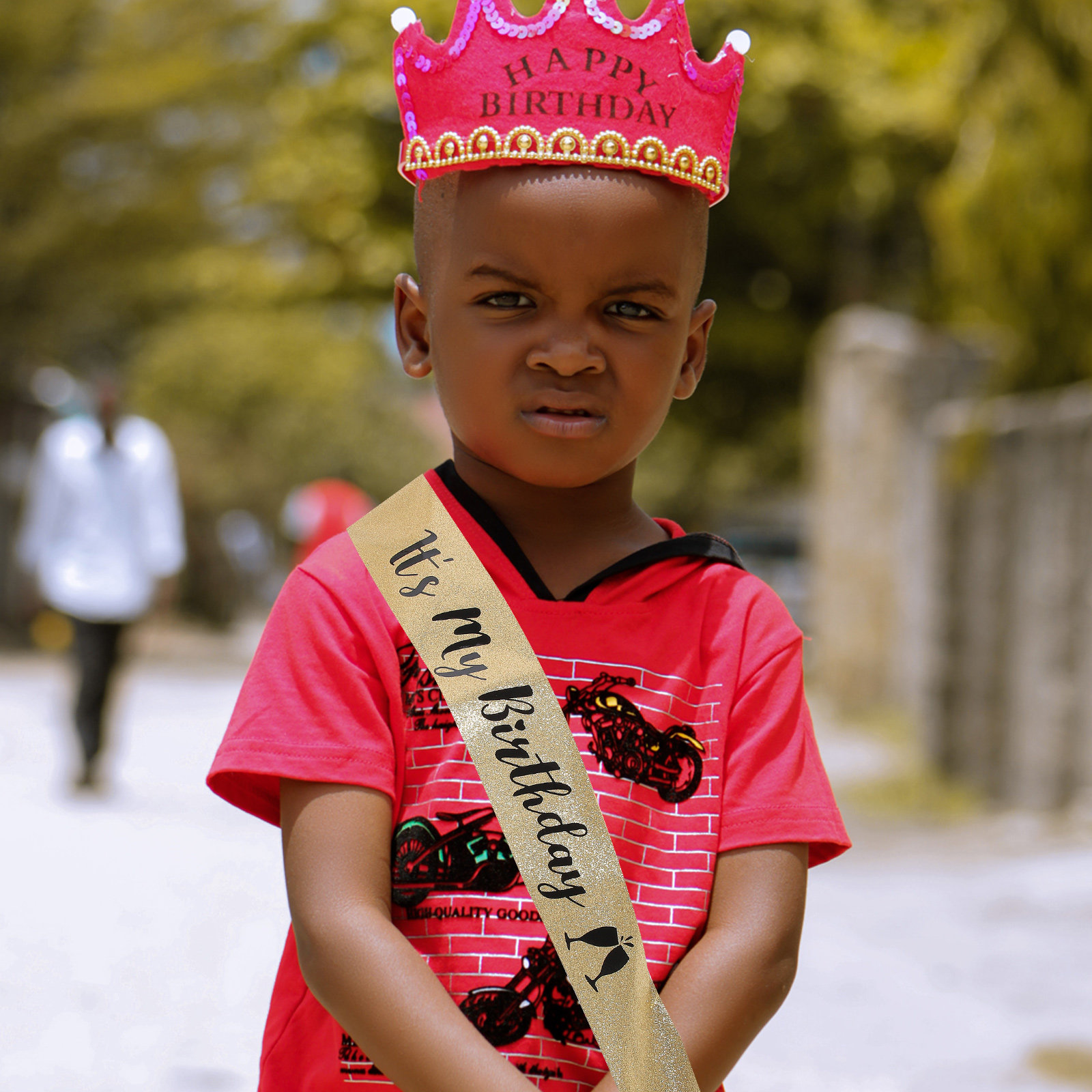 1 pièce Écharpe de fête d'anni - Birthday Sash Glitter avis et prix