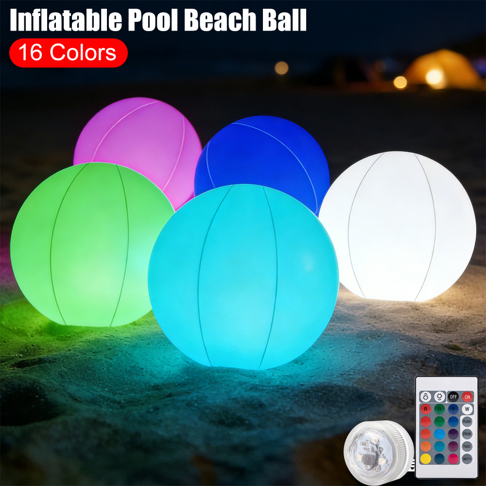 Ballon de plage gonflable lumi - Led Balloon Light avis et prix