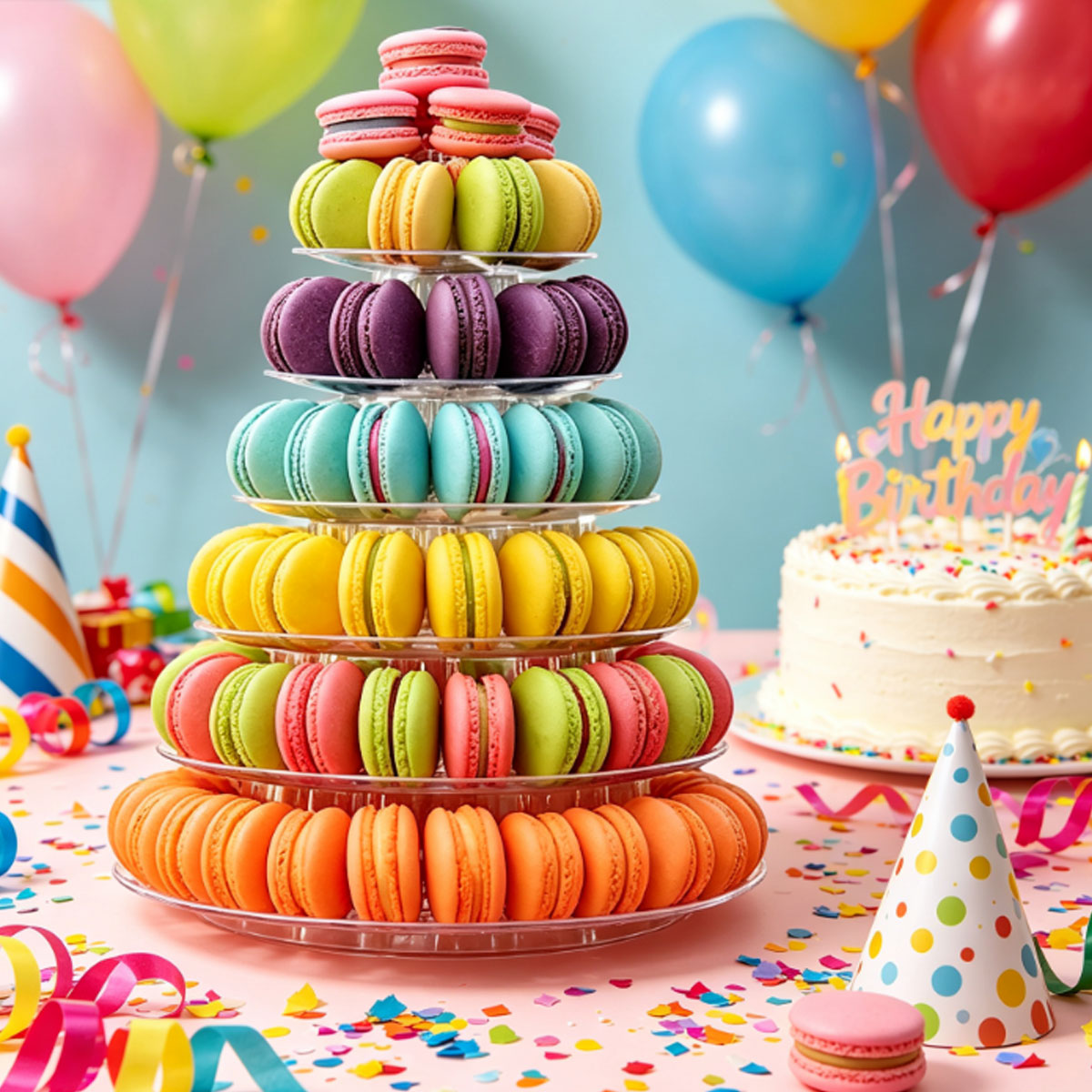 1 support à gâteau rond en pla - Cupcake Stand Tier avis et prix