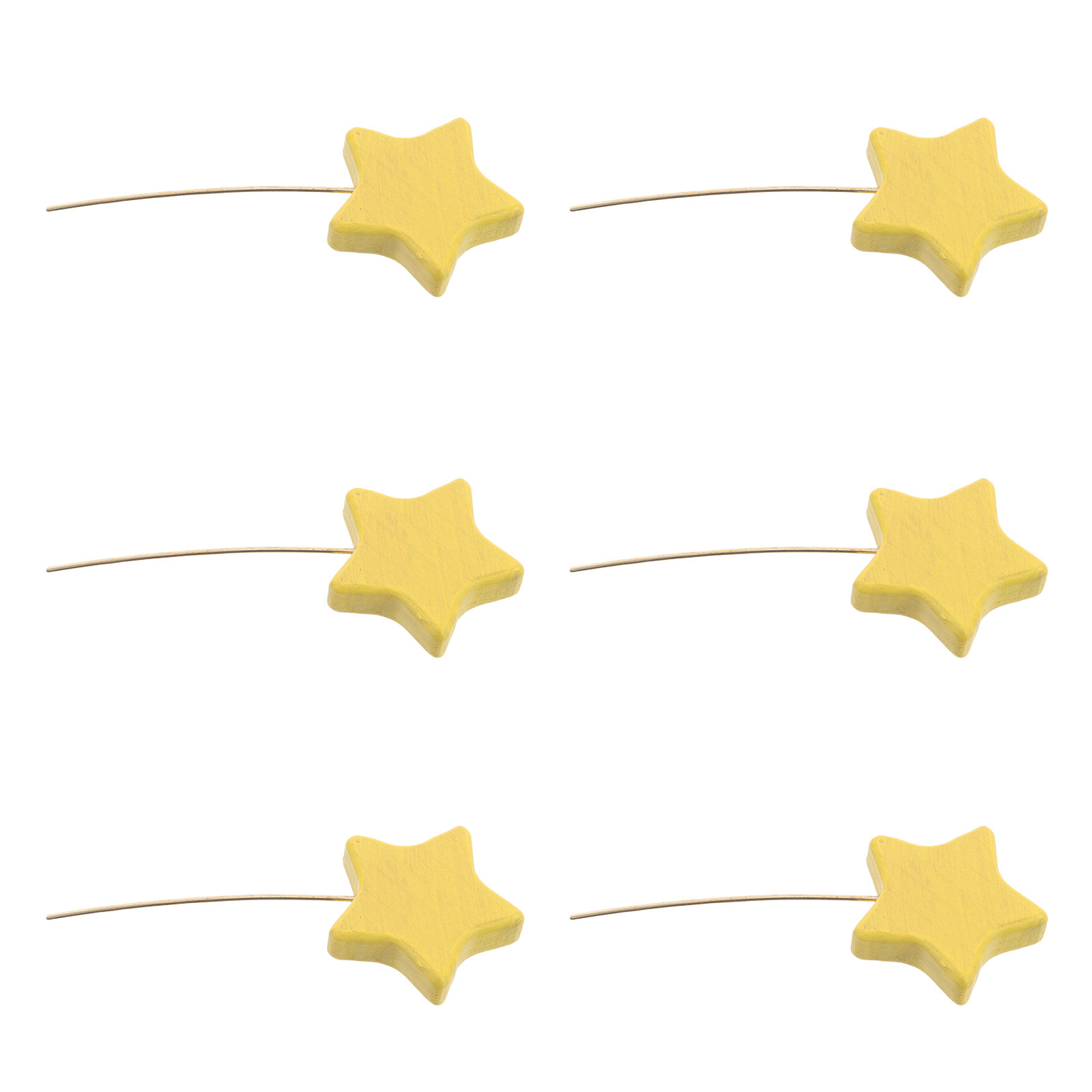 6 mini-piques étoiles en bois, - Centerpiece Stick avis et prix