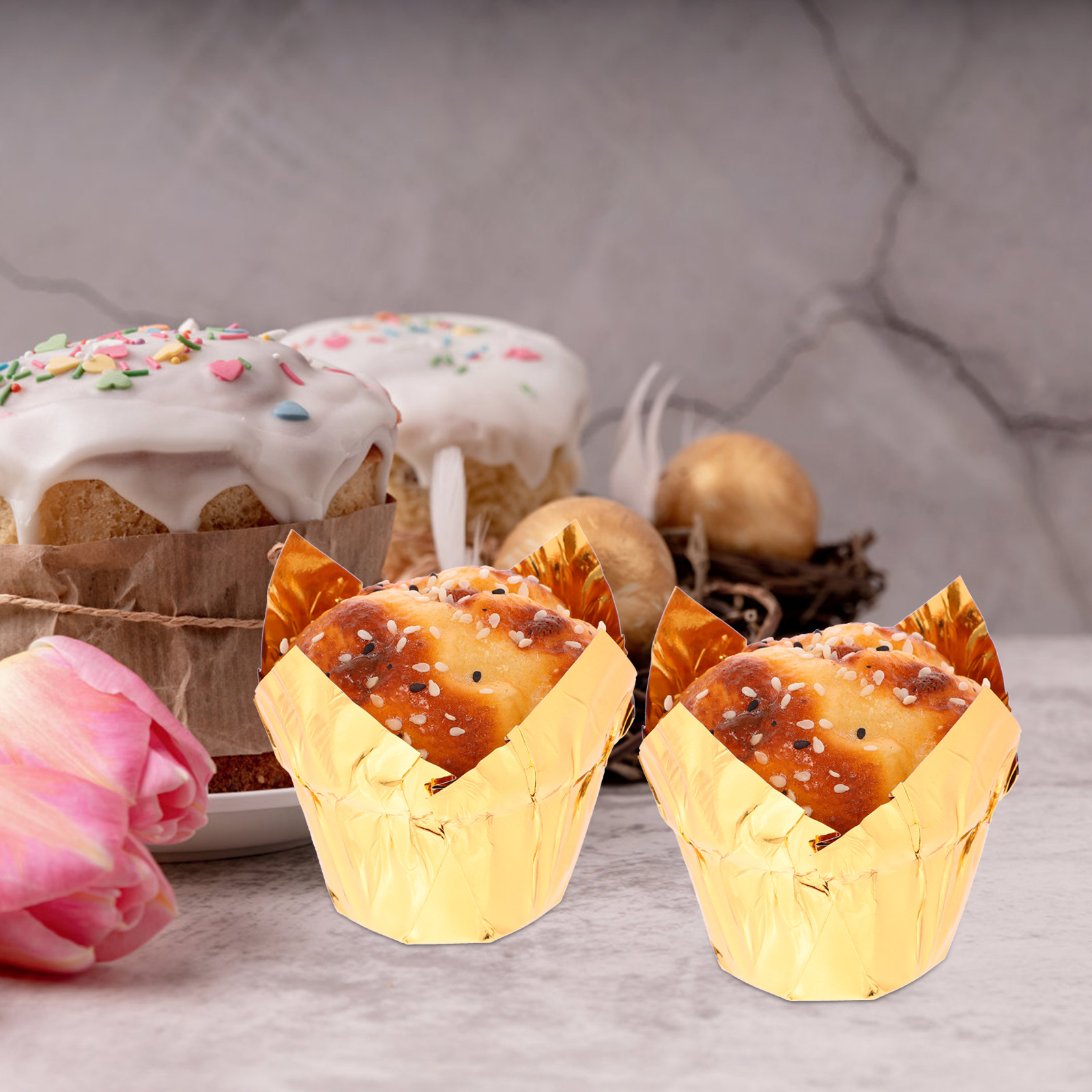 50 moules à muffins en papier  - Plastic Cup 50Pcs avis et prix
