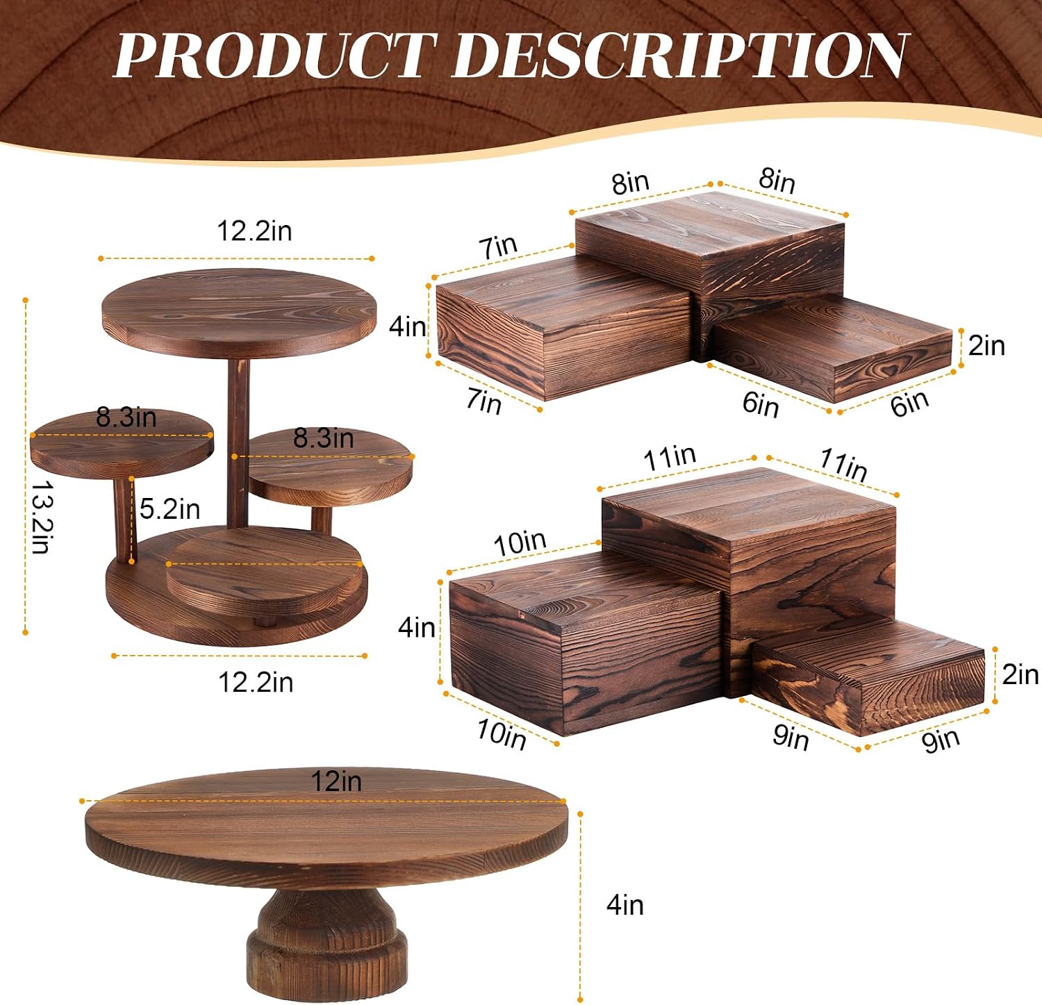 Ensemble de 8 supports à cupca - Cupcake Stand Tier avis et prix