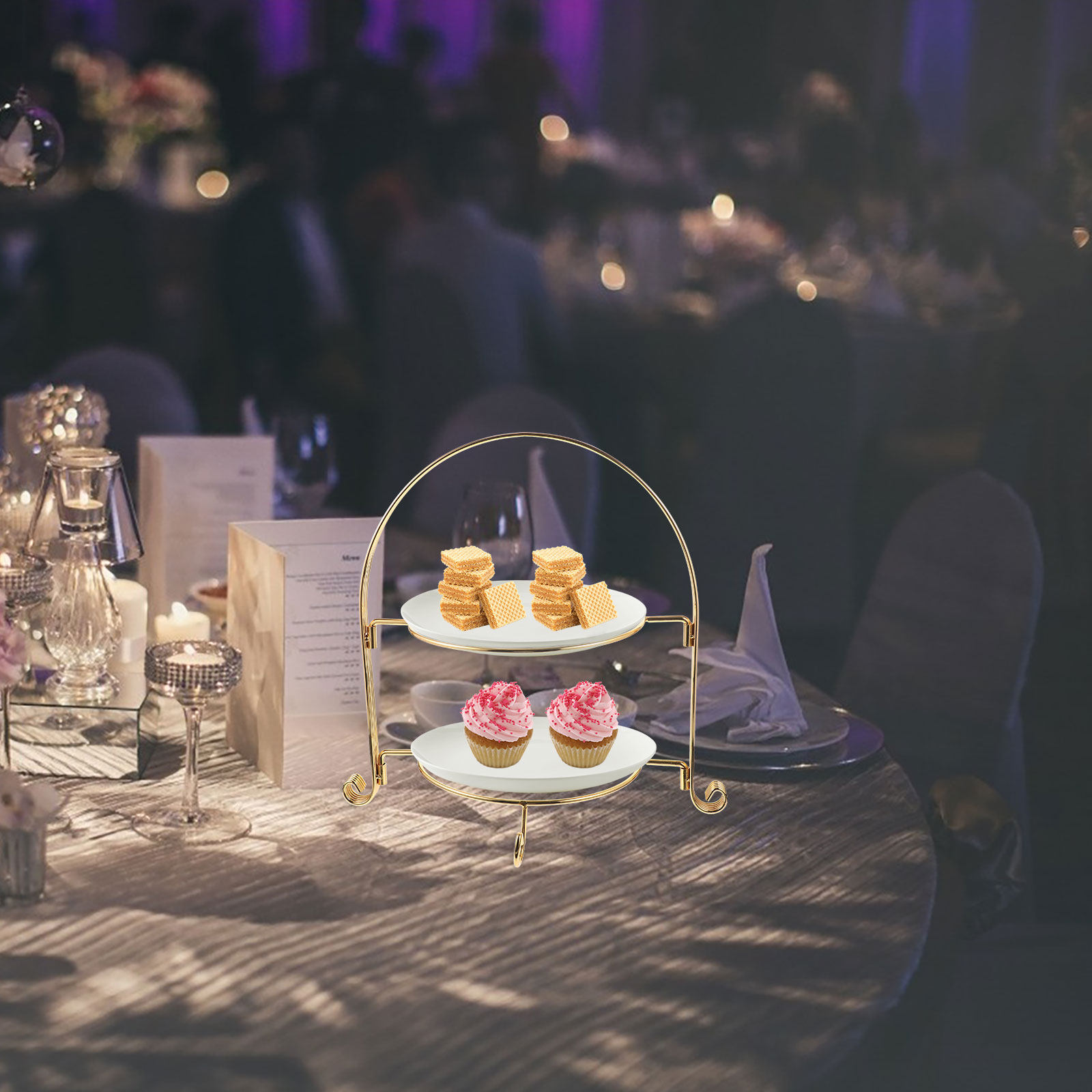 Support à gâteau double couche - Cupcake Stand Tier avis et prix