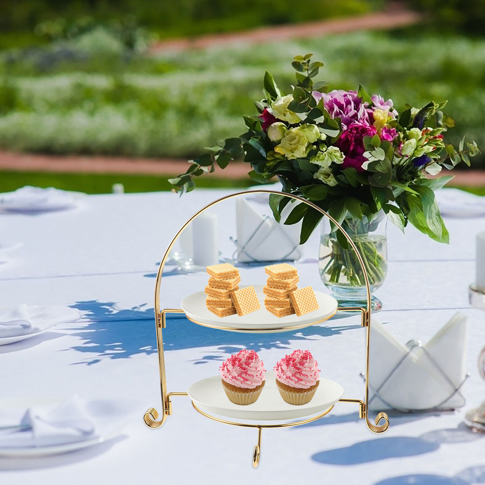 Support à gâteau double couche - Cupcake Stand Tier avis et prix