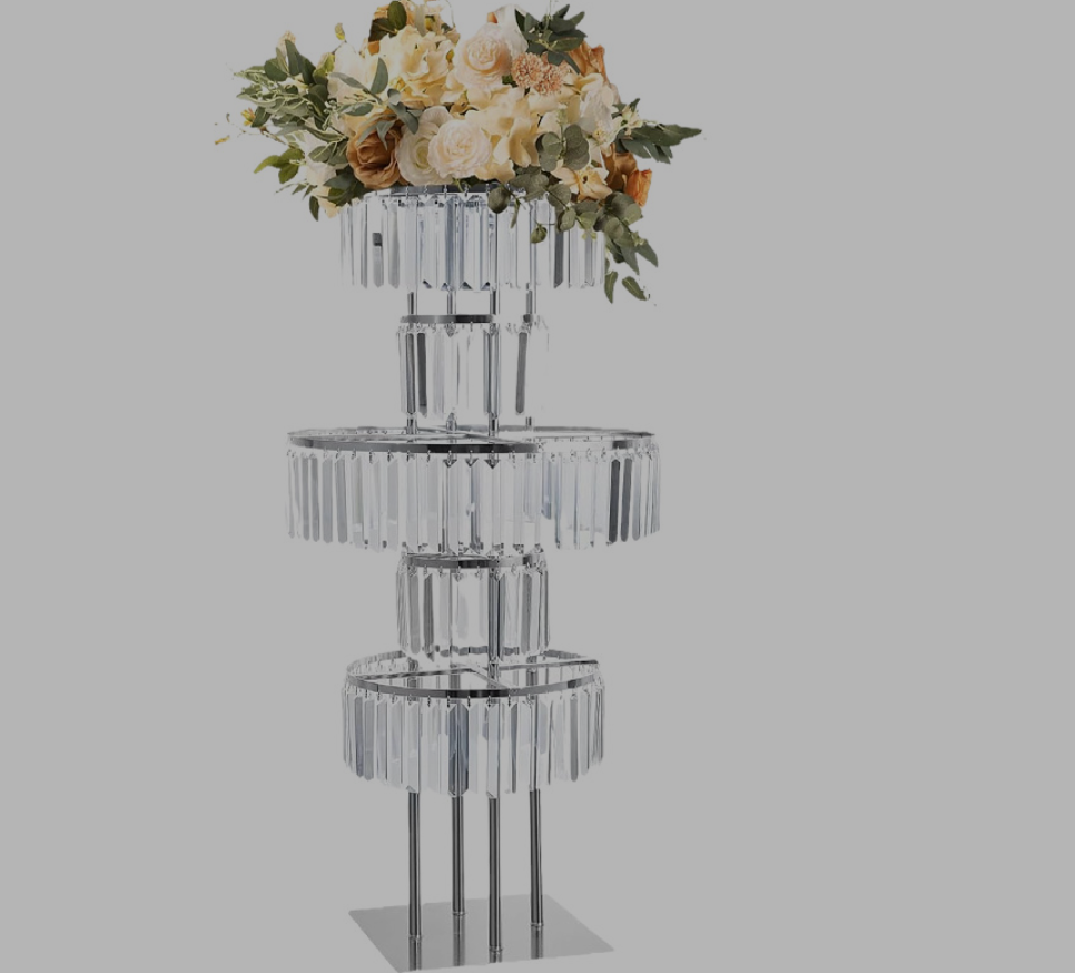 4 supports à fleurs en cristal - Party Event Supply Store avis et prix