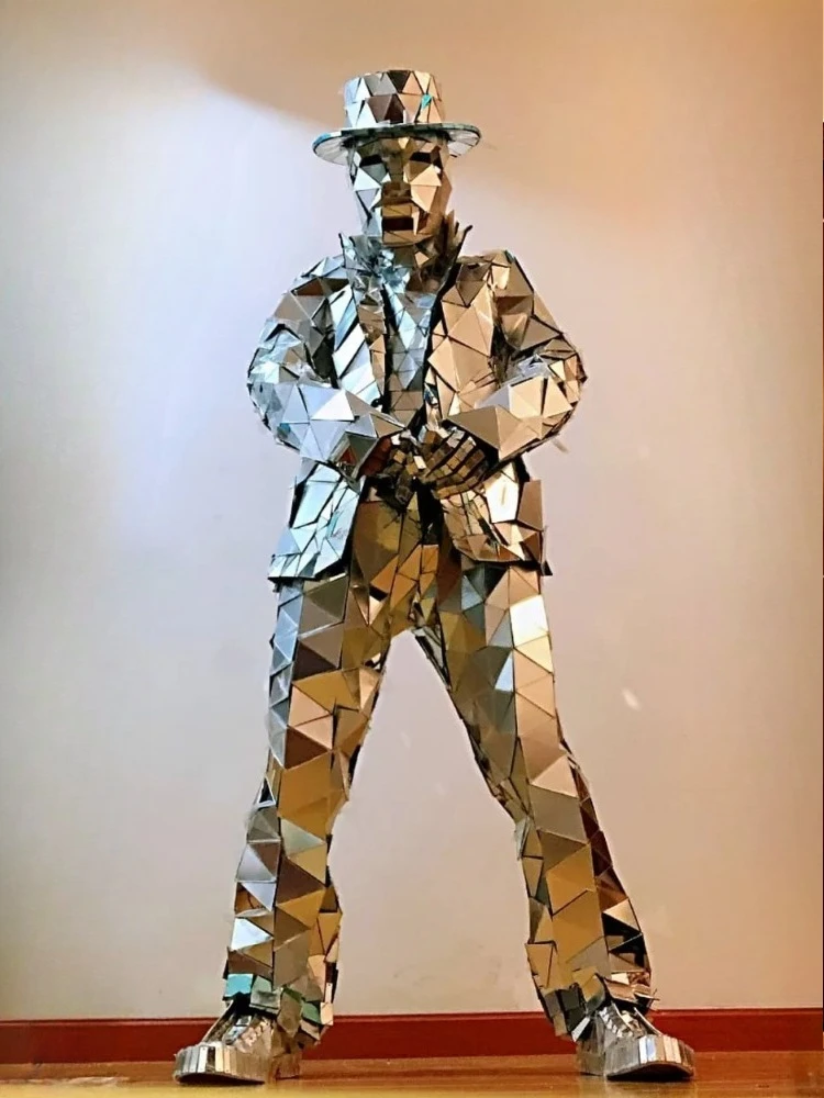 Miroir homme Costume argent ve - Event Party Dj avis et prix