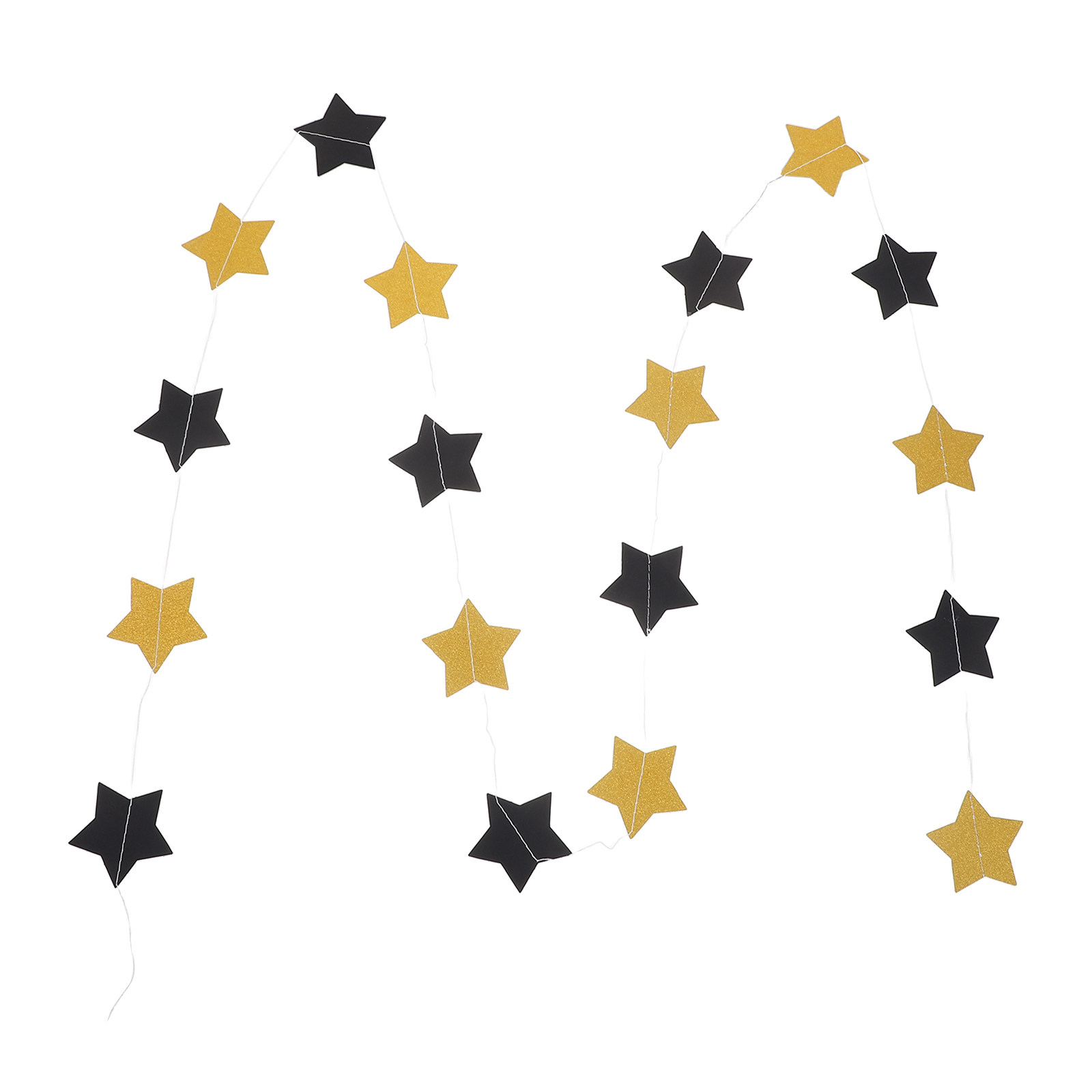 Lot de 2 guirlandes étoiles do - Party Banner Gold avis et prix