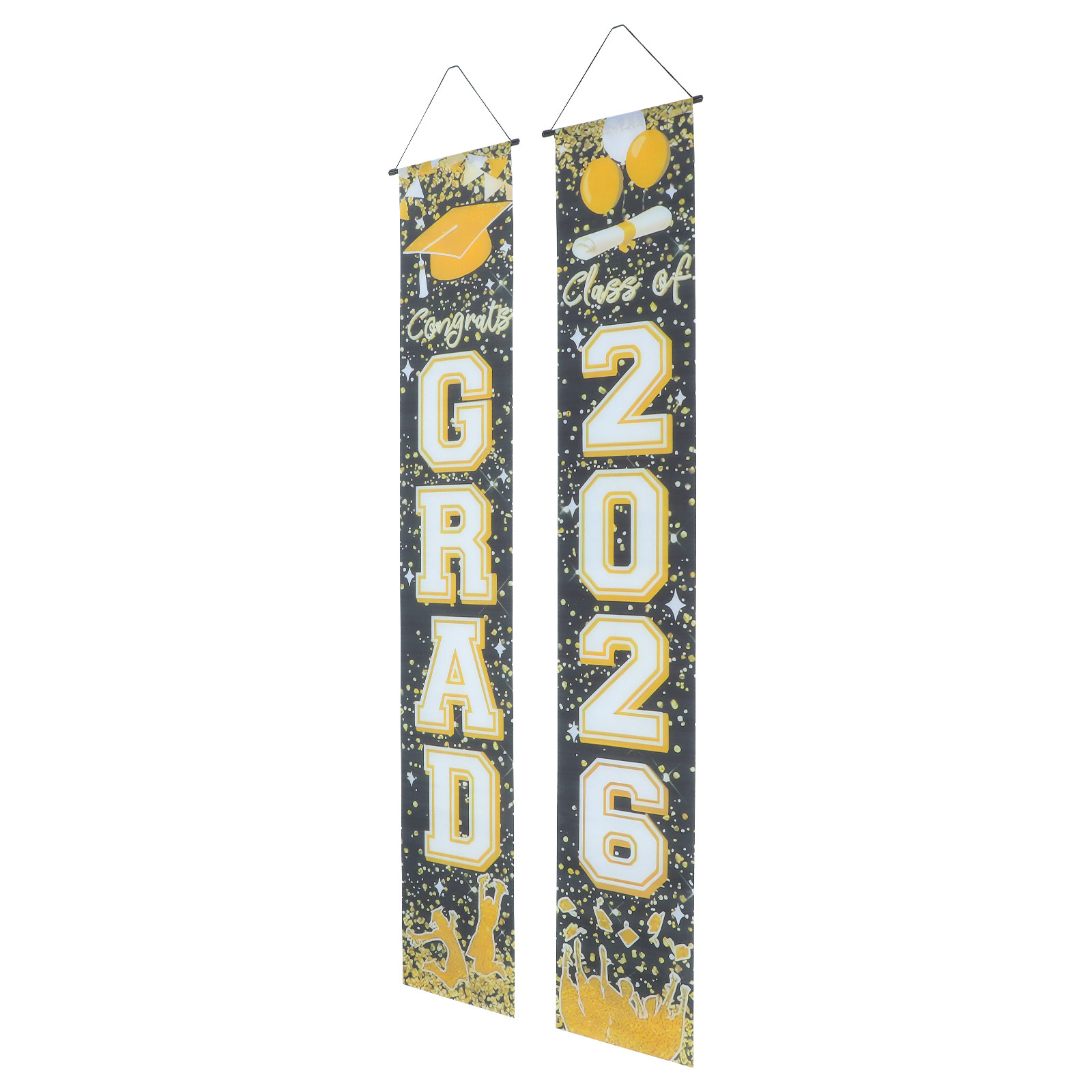 1 Paire de Bannières de Porte  - Party Banner Gold avis et prix