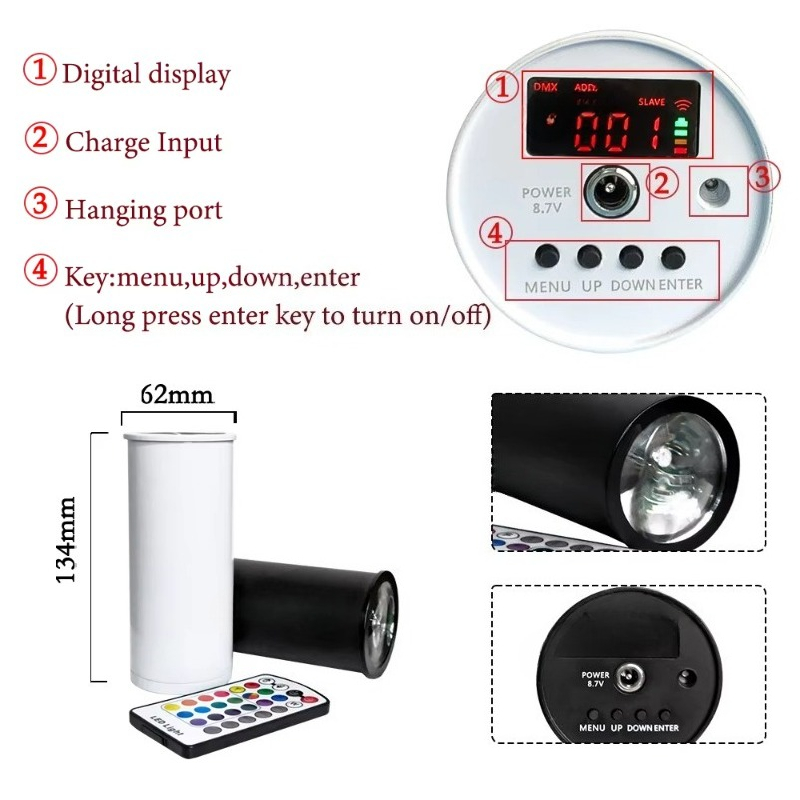 Lampe à LED RGBAW UV 1x15W, ef - Event Party Dj avis et prix