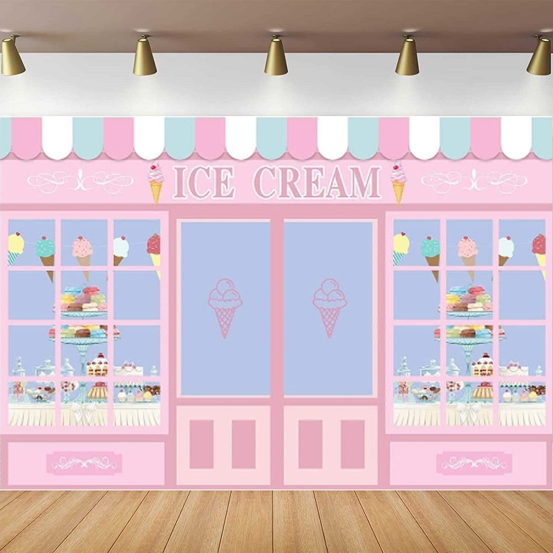 Thème de crème glacée photogra - Dessert Table Backdrop avis et prix