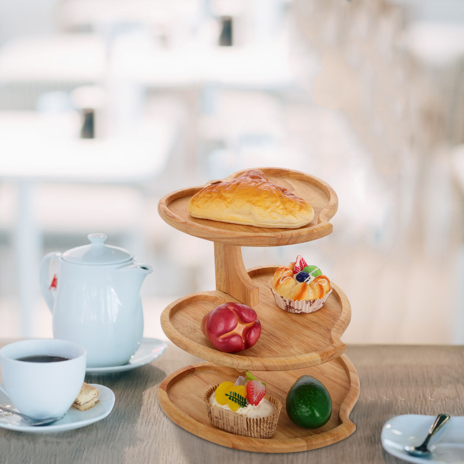 Plateau de service en bois à 3 - Cupcake Stand Tier avis et prix