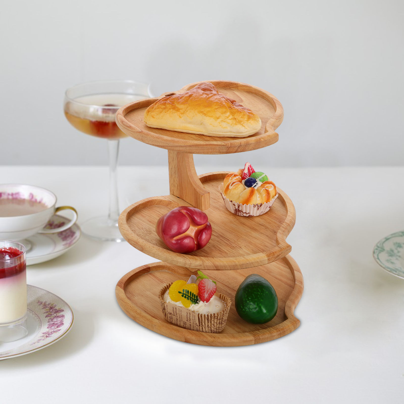 Plateau de service en bois à 3 - Cupcake Stand Tier avis et prix