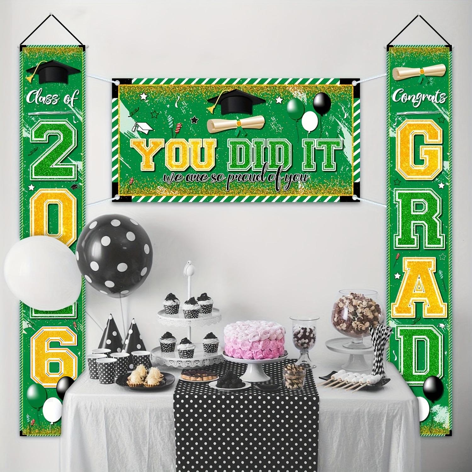 Bannière Vert & Or pour la Rem - Party Banner Gold avis et prix