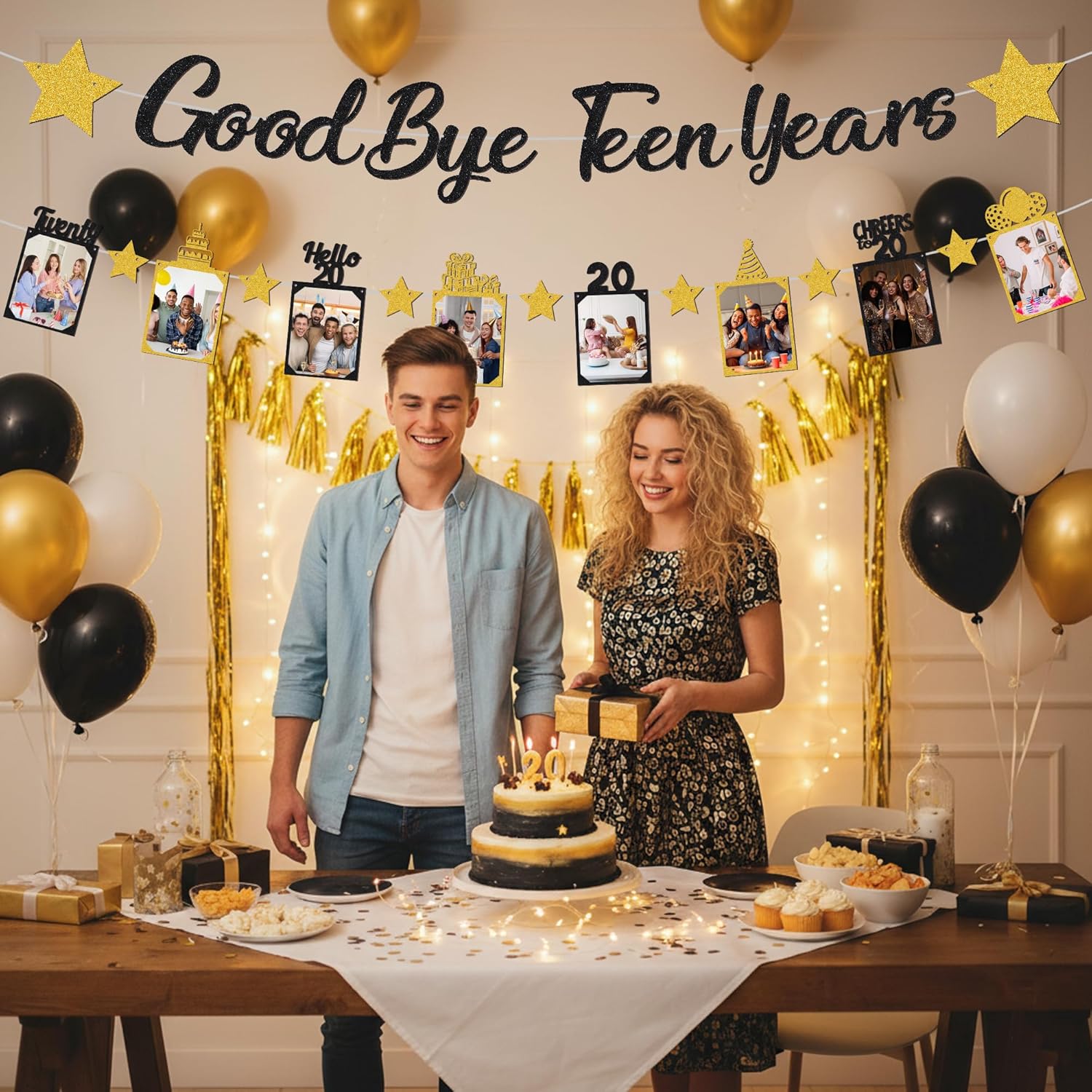 Bannière « Adieu les années ad - Party Banner Gold avis et prix